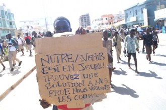 Togo : Les élèves mécontents passent à  lÂ’action à  Lomé